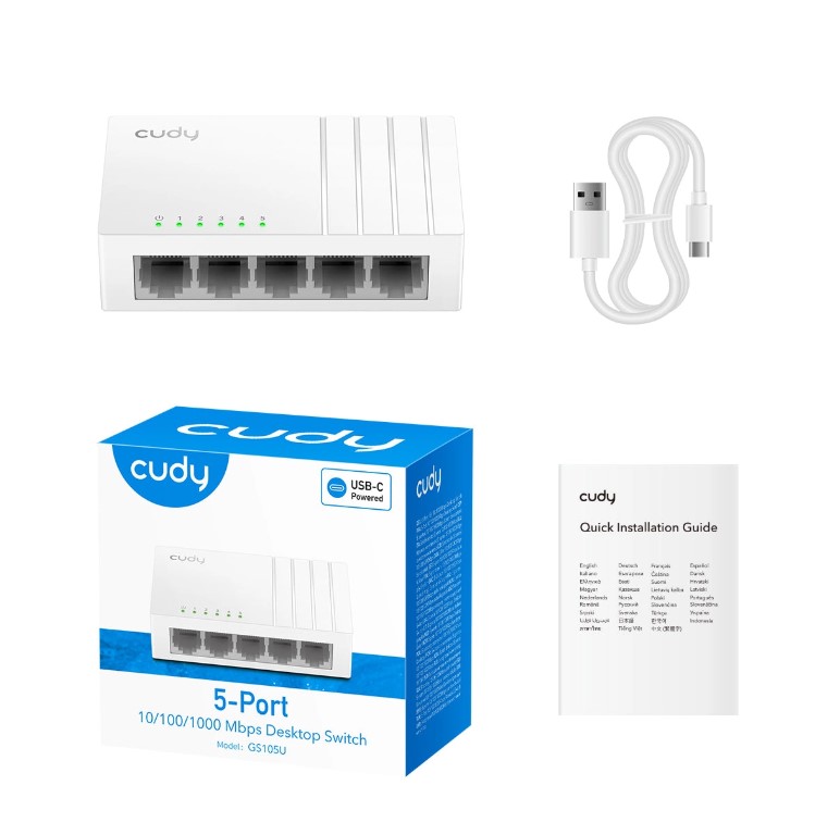 Switch Cudy 5 puertos