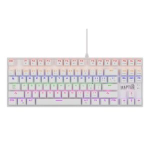 Teclado Raptor Fireclaw M87 Mecanico White