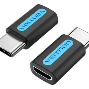 Adaptador Usb C Macho A Micro Usb HembraVention Negro