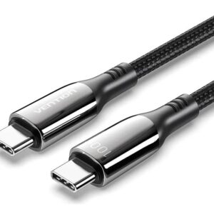 Cable Carga Rapida Usb C 100w 5a Premium 1.5M Vention
