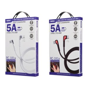 Cable Usb C  5 Amp en L Carga Rapida