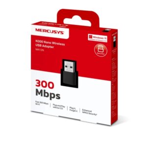 MA12N Nano P.RedW USB Mercusys 300Mbps