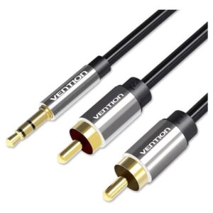 Cable Audio Auxiliar Jack 3.5mm A 2 Rca Macho 3m Vention