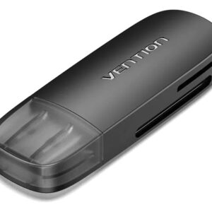 Lectora De Tarjeta - 2 En 1 - Usb 3.0 Sd Tf -Dual - Vention